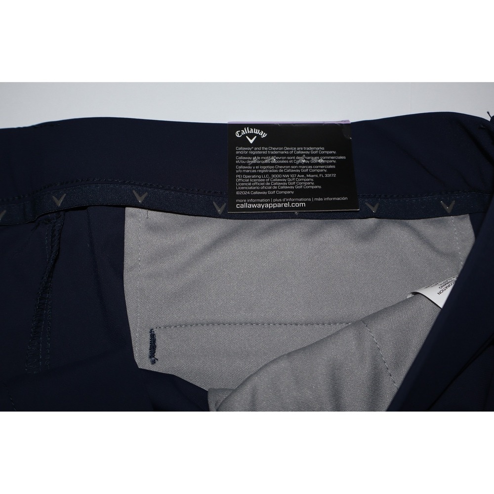 Callaway Mens Golf Shorts 38W Peacoat Navy Blue Stretch 7" Inseam UPF 50 NEW - Picture 9 of 12